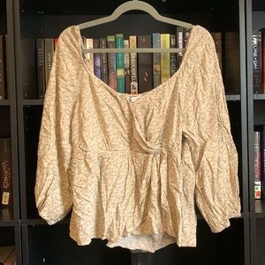 American Eagle Floral Blouse